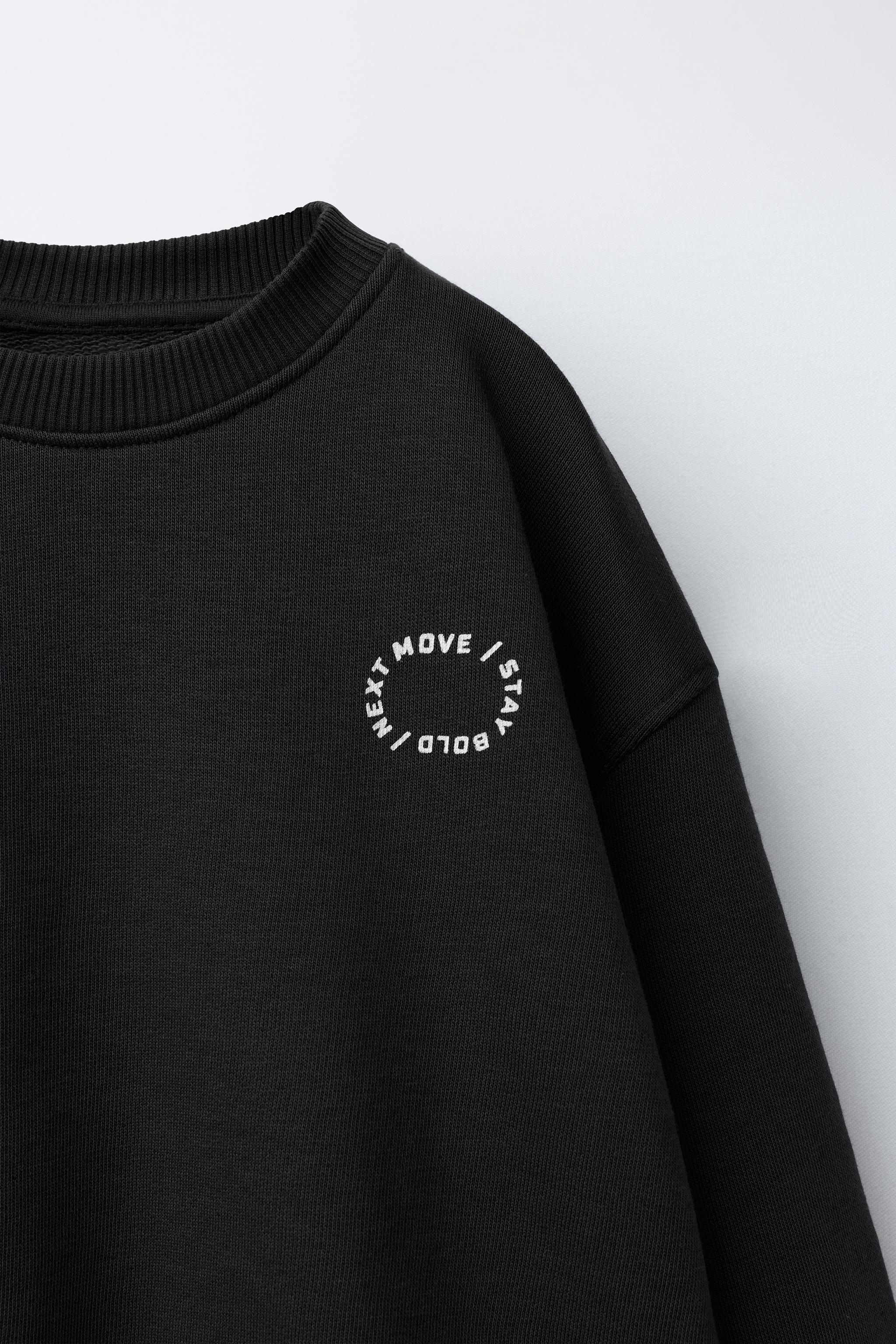 BASIC TEXT SWEATSHIRT